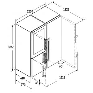 Tủ lạnh kèm tủ rượu Liebherr 682 lít XRCsdh 5265 prime BioFresh NoFrost 13 tu lanh kem tu ruou liebherr xrcsdh 5265 prime biofresh nofrost 10