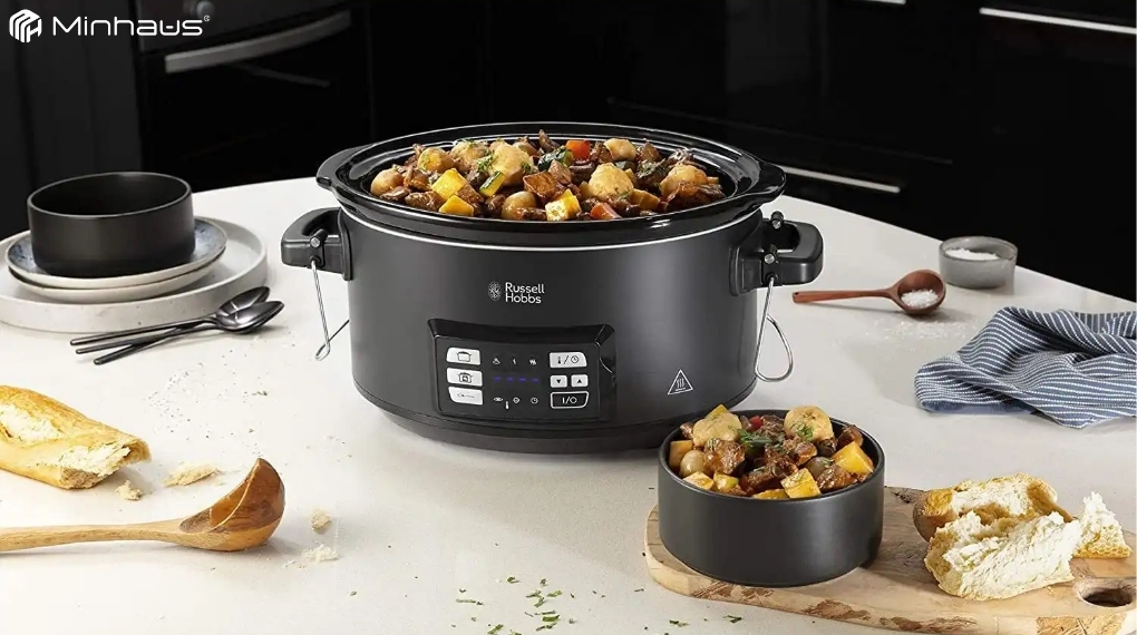 Giá nồi nấu chậm mới nhất 2026: So sánh các thương hiệu đáng mua 3 Nồi nấu chậm Russell Hobbs 6.5L tích hợp chức năng nấu chân không sous vide