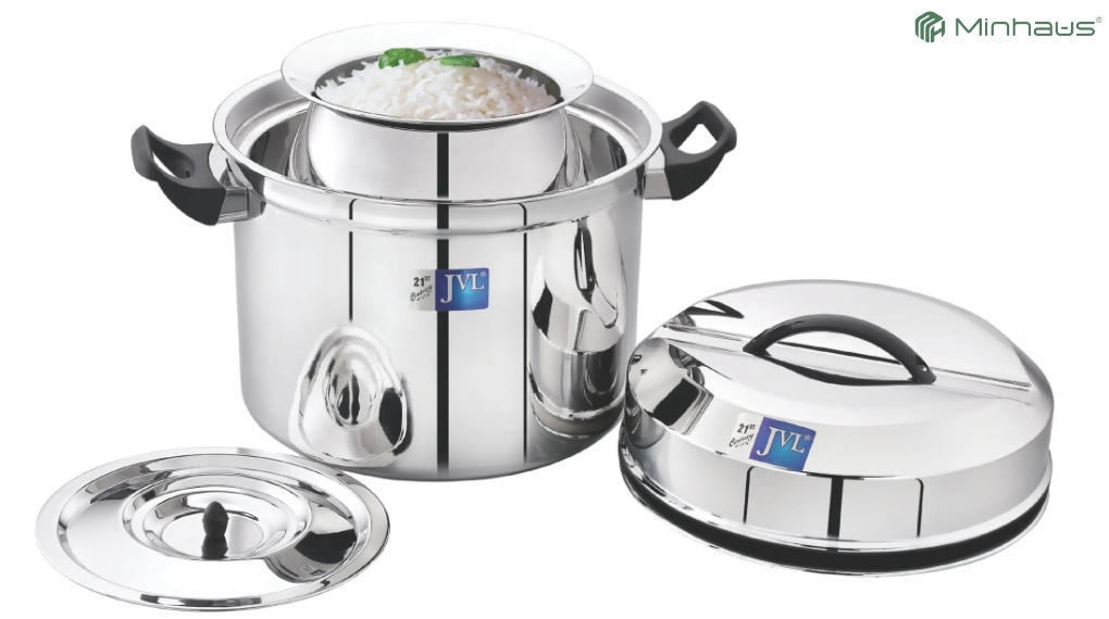 Nồi ủ và nồi nấu chậm: 5 điểm khác biệt giúp bạn không mua nhầm 2 Ruột nồi ủ thường được làm bằng inox chịu nhiệt, dùng để đun sôi thực phẩm trên bếp
