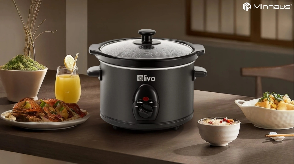Giá nồi nấu chậm mới nhất 2026: So sánh các thương hiệu đáng mua 7 Nồi nấu chậm Olivo