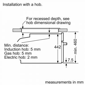 Lò nướng kèm hấp Bosch CSG7364B1 Series 8 âm tủ 11 lo nuong kem hap bosch csg7364b1 series 8 am tu 11