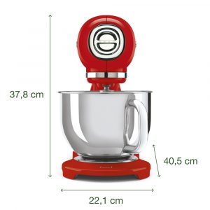 Máy trộn bột đa năng Smeg SMF05RDEU 13 may tron bot da nang smeg smf05rdeu 2