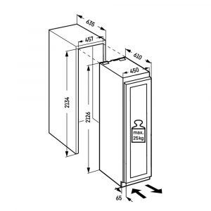 Tủ bảo quản rượu vang Liebherr EWPi 9471 Monolith 75 chai âm tủ 14 tu bao quan ruou vang liebherr ewpi 9471 monolith 75 chai am tu 12