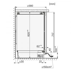 Tủ bảo quản rượu vang mini Miele KWTUS 7096 E MasterCool 32 chai âm tủ 12 tu bao quan ruou vang miele kwtus 7096 e mastercool 32 chai am tu 9