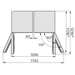 Tủ lạnh Miele 399 lít KS 4383 DD 12 tu lanh miele 399 lit ks 4383 dd 12