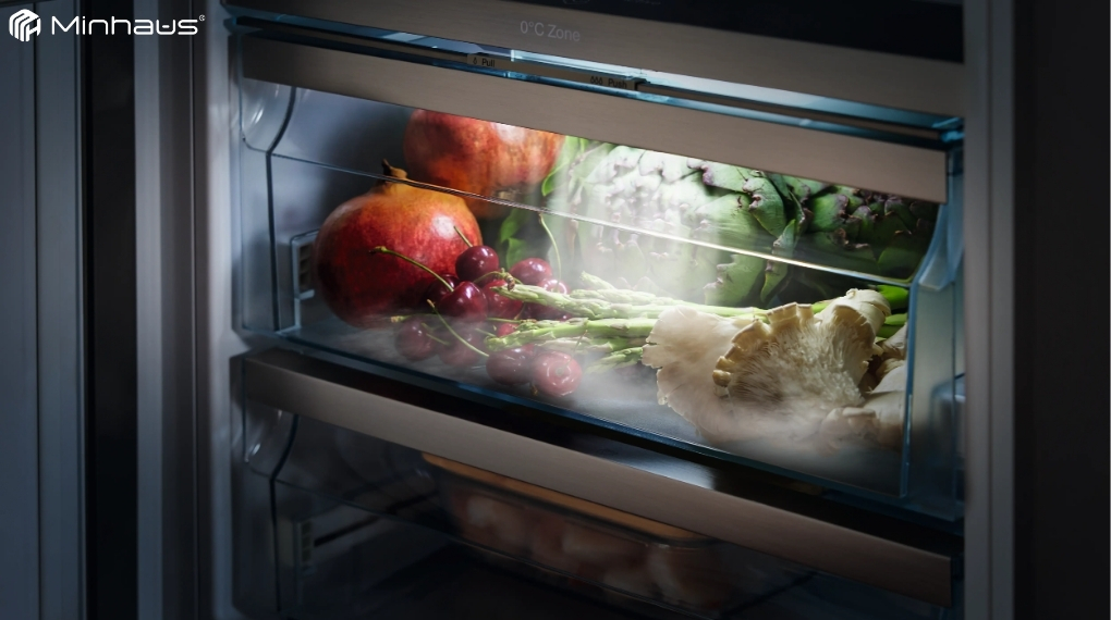 Tủ lạnh Miele có tốt không? Đánh giá chi tiết ưu – nhược điểm 2026 3 Công nghệ PerfectFresh Active duy trì nhiệt độ bảo quản trong khoảng 0–3°C