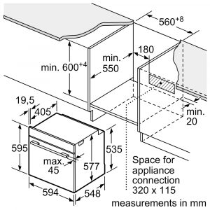 Lò nướng kèm vi sóng Bosch HMG7361B1 series 8 âm tủ 17 lo nuong kem vi song bosch hmg7361b1 series 8 am tu 12