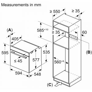 Lò nướng kèm vi sóng Bosch HMG7361B1 series 8 âm tủ 13 lo nuong kem vi song bosch hmg7361b1 series 8 am tu 9