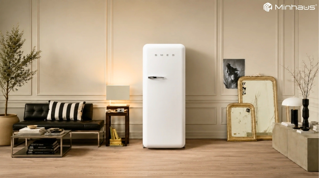 Các thương hiệu tủ lạnh cao cấp được ưa chuộng hiện nay (Cập nhật năm 2026) 7 Tủ lạnh cao cấp Smeg
