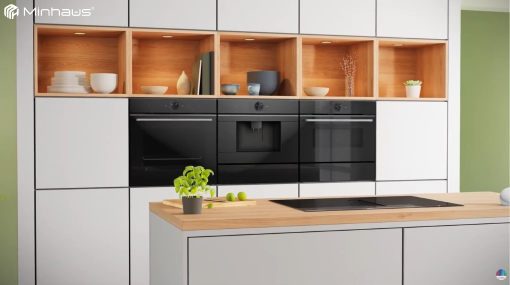 Lò nướng kết hợp vi sóng Bosch HNG978QB1 3 trong 1 có đáng tiền? 1 Lò nướng Bosch Series 8 âm tủ