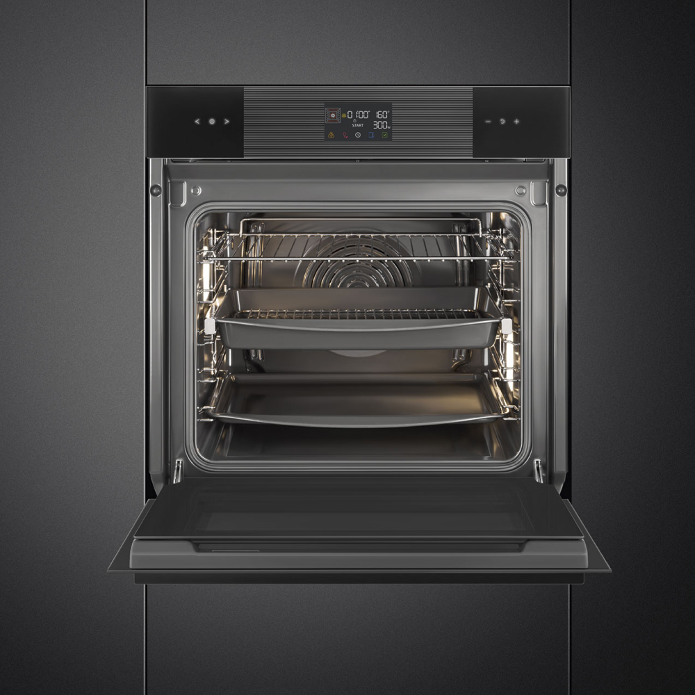 lo-nuong-kem-hap-smeg-sop6102s2pb3-linea-am-tu lo nuong smeg so6102tb3 linea am tu 2