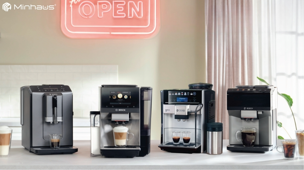 Máy pha cà phê Bosch và De'Longhi khác nhau thế nào? 1 Máy pha cà phê Bosch