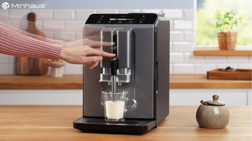 Máy pha cà phê Bosch VeroCafe Series 2 là gì? Có nên mua không? 4 Máy pha cà phê tự động Bosch TIE20504