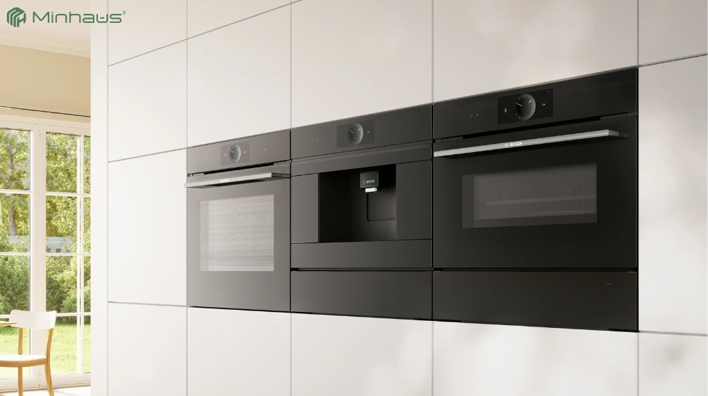 Các dòng máy pha cafe Bosch Series 2, 4, 6 và 8 - Nên chọn loại nào? 6 Máy pha cafe Bosch Series 8 âm tủ