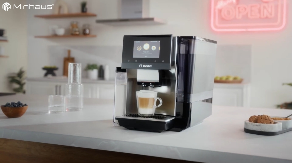 Các dòng máy pha cafe Bosch Series 2, 4, 6 và 8 - Nên chọn loại nào? 5 Máy pha cafe Bosch Series 8 độc lập