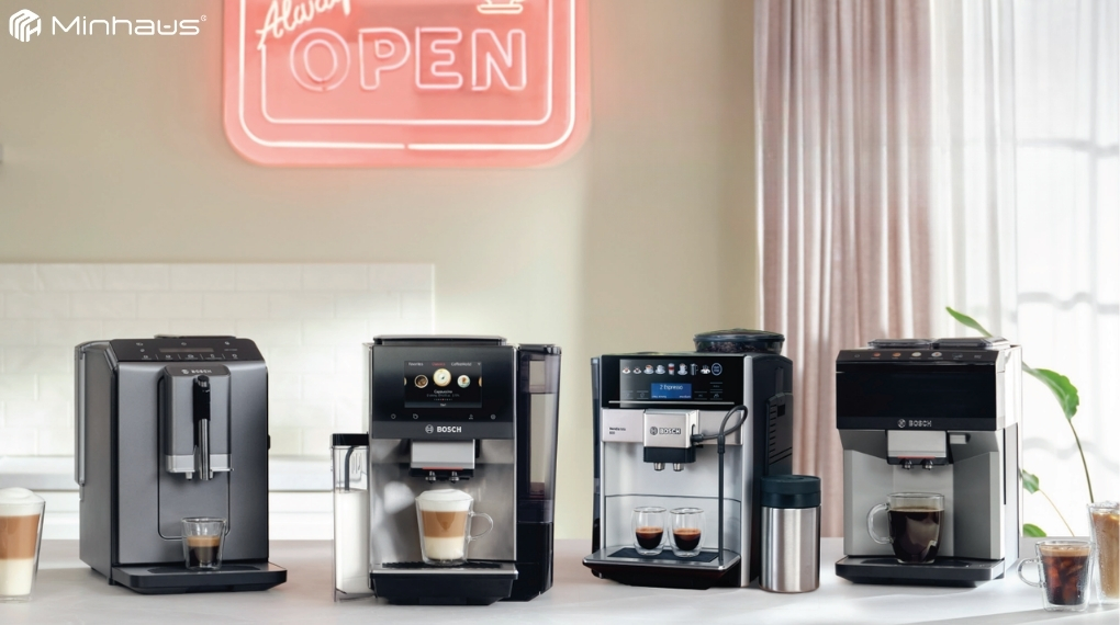 Các dòng máy pha cafe Bosch Series 2, 4, 6 và 8 - Nên chọn loại nào? 1 Các dòng máy pha cafe Bosch
