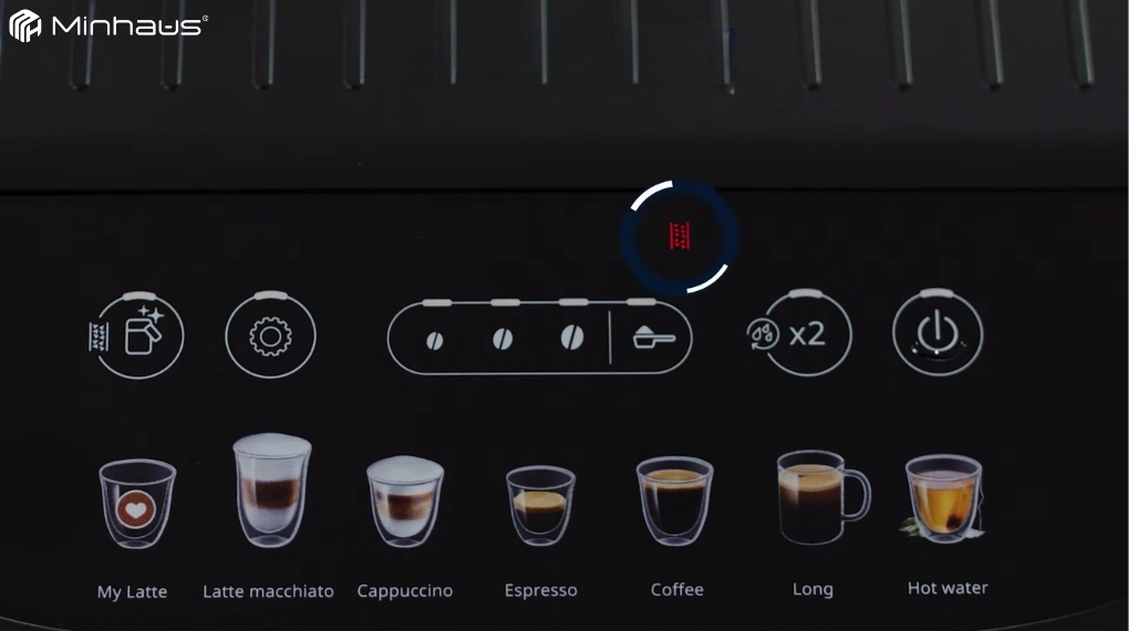 Tổng hợp các lỗi máy pha cà phê De'Longhi và cách khắc phục 1 Đèn cảnh báo tẩy cặn trên máy pha cà phê De’Longhi