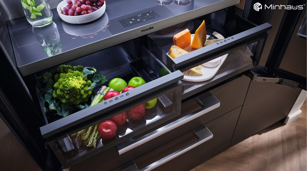 Tủ lạnh Miele MasterCool là gì? Cấu hình, công nghệ và các model phổ biến 5 MasterFresh Pro giúp thực phẩm duy trì trạng thái tươi mới lâu gấp 5 lần so với ngăn mát thông thường