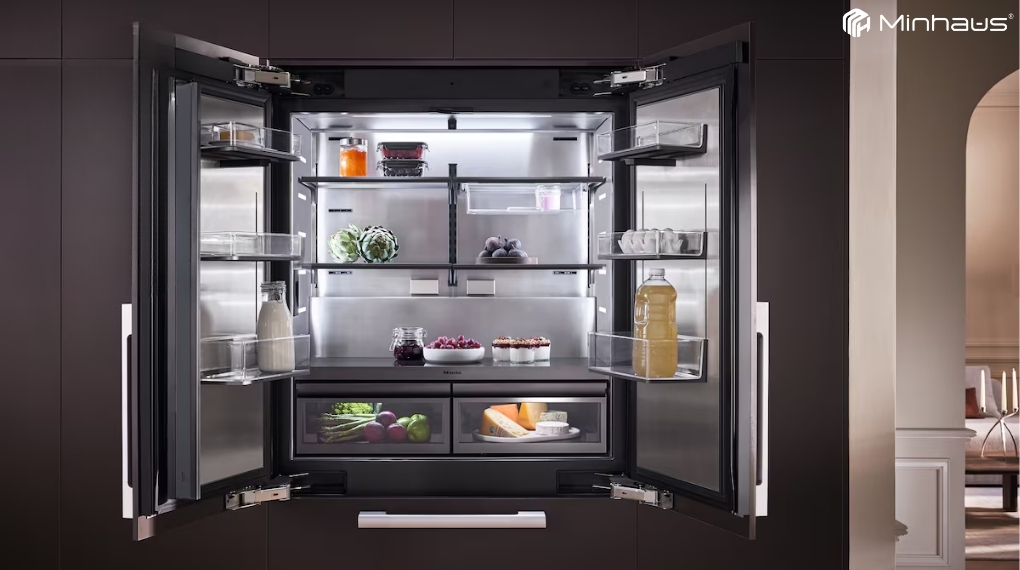 Tủ lạnh Miele MasterCool là gì? Cấu hình, công nghệ và các model phổ biến 6 DuplexCool Pro giúp ngăn chặn tình trạng lây nhiễm chéo mùi vị giữa thực phẩm tươi sống và đồ đông lạnh