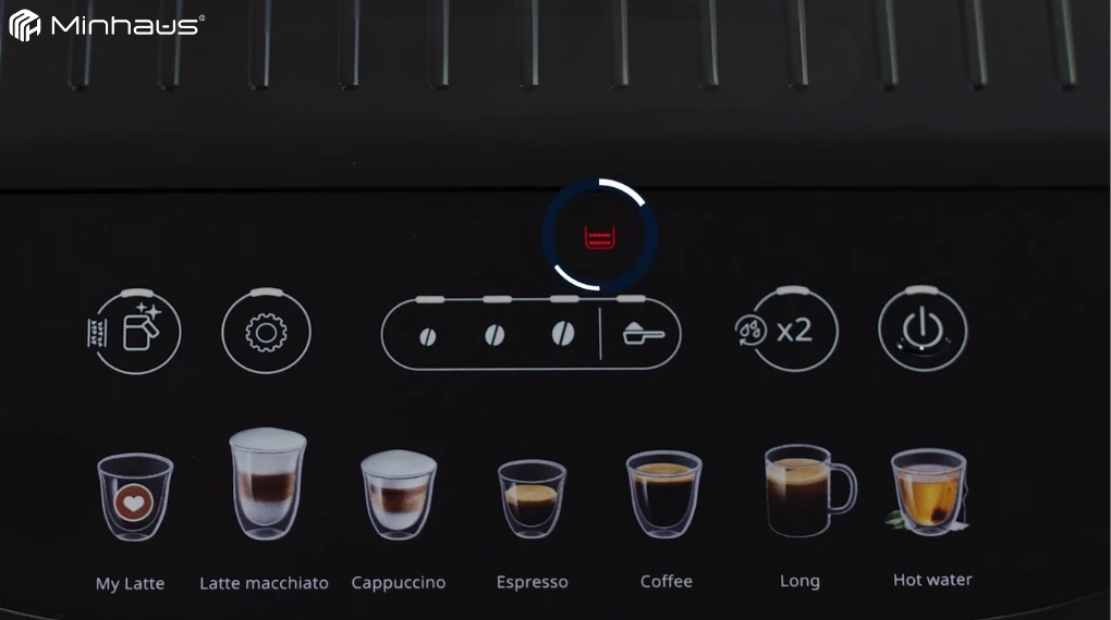 Tổng hợp các lỗi máy pha cà phê De'Longhi và cách khắc phục 3 Đèn cảnh báo khay chứa bã cà phê trên máy pha cà phê De’Longhi