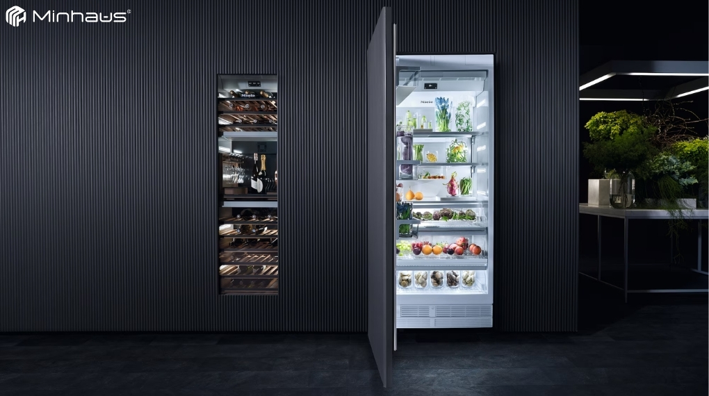 Tổng hợp thông số kích thước tủ lạnh Miele phổ biến hiện nay 2 Tủ lạnh Miele có khả năng kết hợp hài hòa với thiết kế tổng thể của không gian