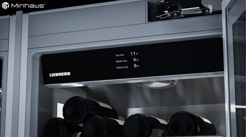 Tủ lạnh Liebherr Monolith: Giải pháp bảo quản đa vùng cao cấp 18 Bảng điều khiển InfinitySwipe cung cấp giao diện trực quan