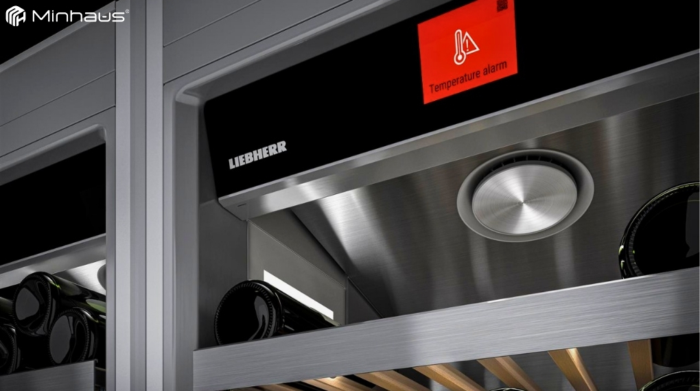 Tủ lạnh Liebherr Monolith: Giải pháp bảo quản đa vùng cao cấp 19 Cảm biến InfinityProtection trong tủ bảo quản rượu vang Liebherr Monolith