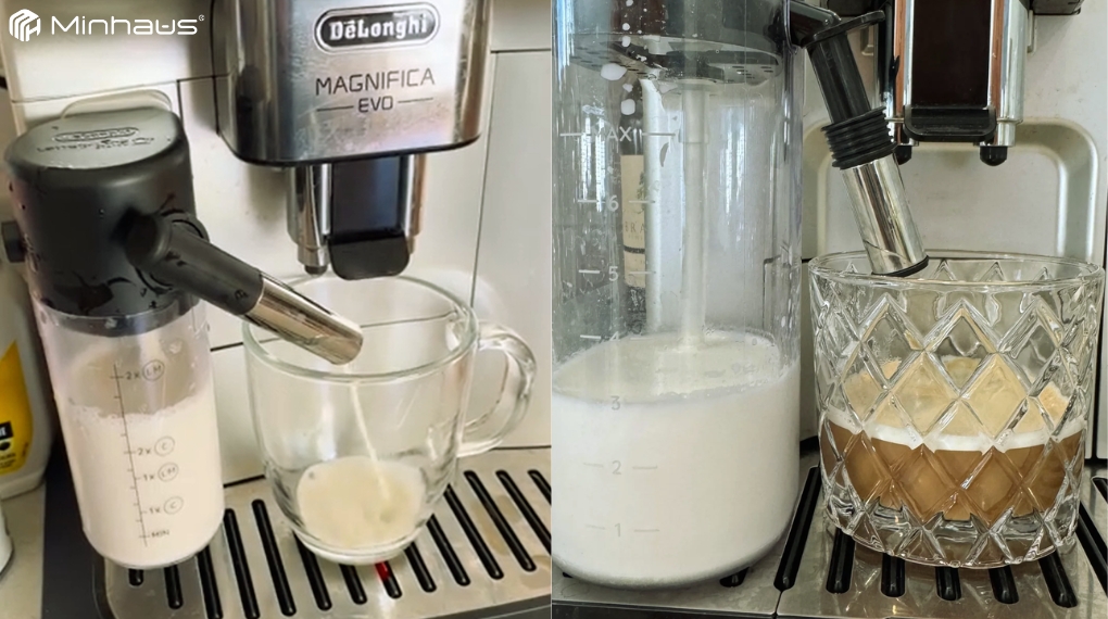 Tổng hợp các lỗi máy pha cà phê De'Longhi và cách khắc phục 13 Lỗi máy pha cà phê De’Longhi không tạo bọt sữa hoặc bắn tung tóe