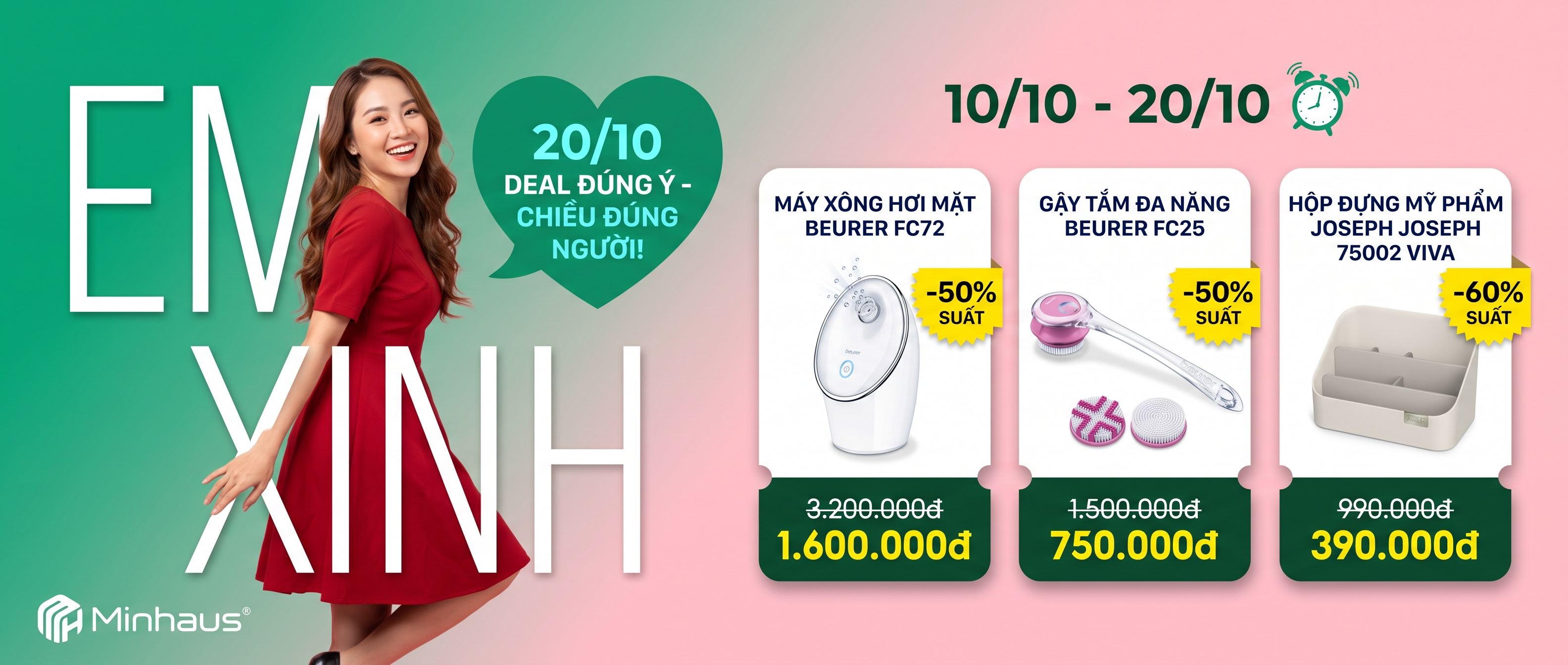 EM XINH 20/10: Deal Đúng Ý, Chiều Đúng Người – Ưu Đãi Gia Dụng & Chăm Sóc Sức Khỏe Cao Cấp Chuẩn Châu Âu 2 banner 20 10 minhaus5