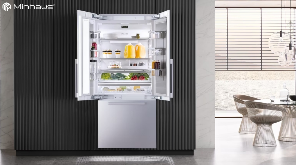 Tủ lạnh Miele MasterCool là gì? Cấu hình, công nghệ và các model phổ biến 3 Cấu hình khối liền mạch French Door (Cửa kiểu Pháp)