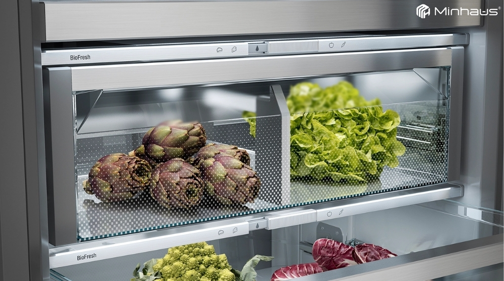 Tủ lạnh nhập khẩu Đức: Nên chọn Miele, Liebherr, Gaggenau hay Bosch? 13 Ngăn bảo quản chuyên dụng BioFresh và BioFresh-Plus