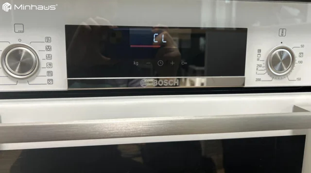 Các mã lỗi lò nướng Bosch thường gặp và cách khắc phục hiệu quả tại nhà 3 Ký hiệu CL không phải sự cố hư hỏng linh kiện mà là thông báo vận hành