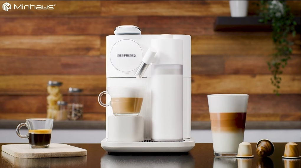 Máy pha cà phê viên nén là gì? Top 5 dòng máy phổ biến hiện nay 7 Máy pha cà phê viên nén De’Longhi EN640 NESPRESSO Gran Lattissima