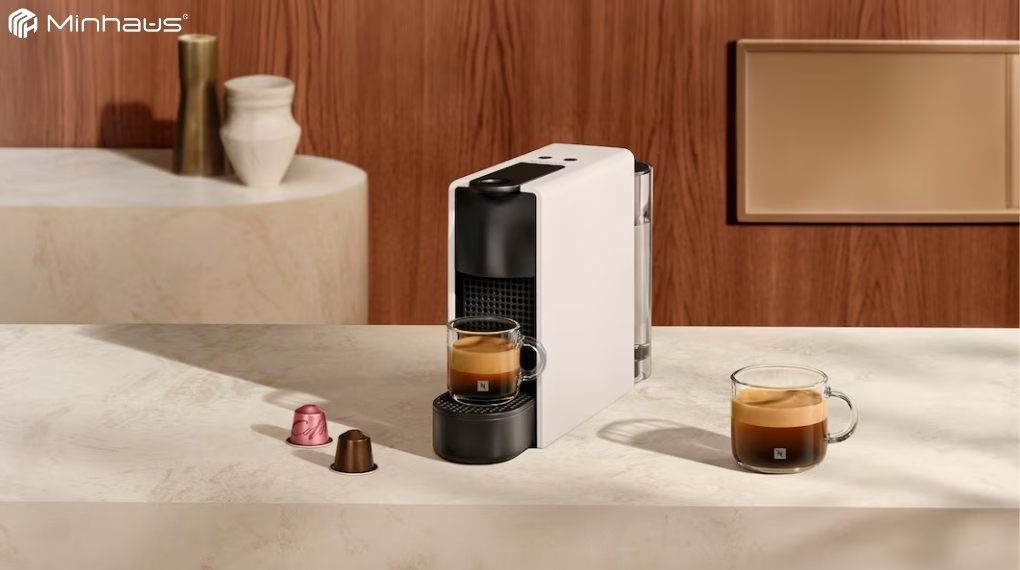 Máy pha cà phê viên nén là gì? Top 5 dòng máy phổ biến hiện nay 11 Máy pha cà phê viên nén Nespresso Essenza Mini