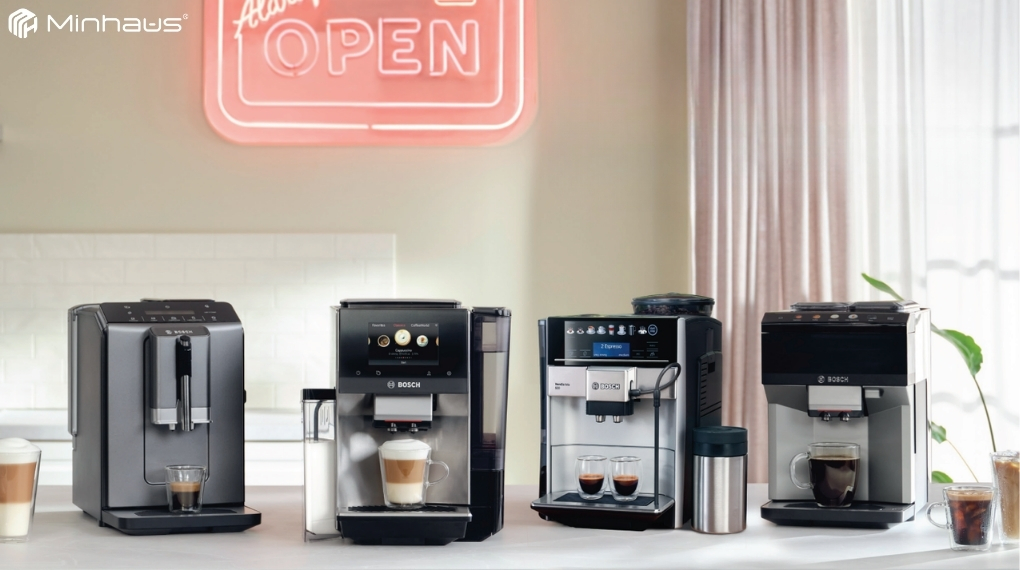 Review chi tiết máy pha cà phê Bosch TPE40307 Series 4 VeroCafe 1 Máy pha cà phê Bosch Series 2, Series 8, Series 6 và Series 4